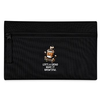 Mill of life on a skateboard - Pencil Case - black - Front