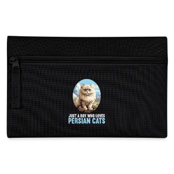 Persian Cat Perserkatze - Pencil Case - black - Front