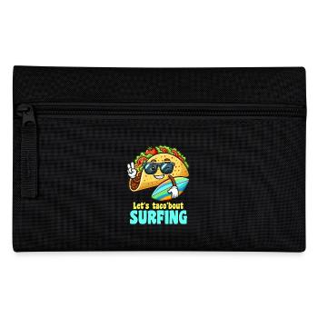 Lets Taco Bout Surfing Witzig - Federtasche - Schwarz - Vorne