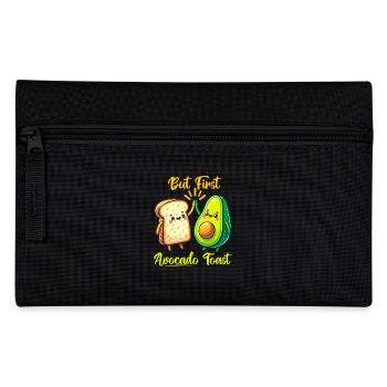 But First Avocado Toast Friends - Pencil Case - black - Front