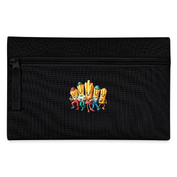 Fries French Fries Squad Group Lustiges Design - Federtasche - Schwarz - Vorne