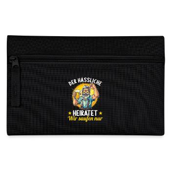 The ugly one marries bachelor party bachelor party - Pencil Case - black - Front