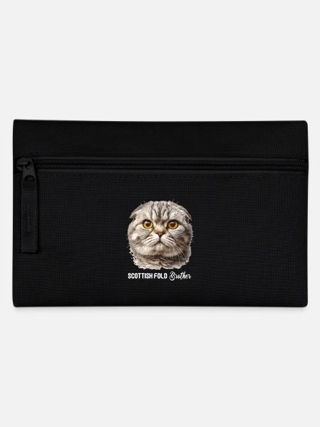 Scottish Fold Kätzchen Scottish Fold Katze - Federtasche - Schwarz