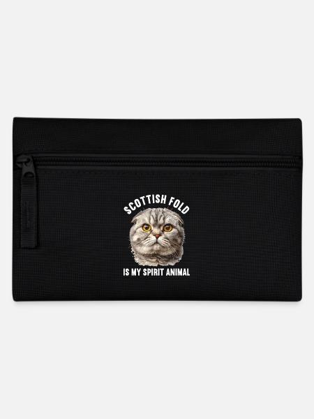 Scottish Fold Kätzchen Scottish Fold Katze - Federtasche - Schwarz