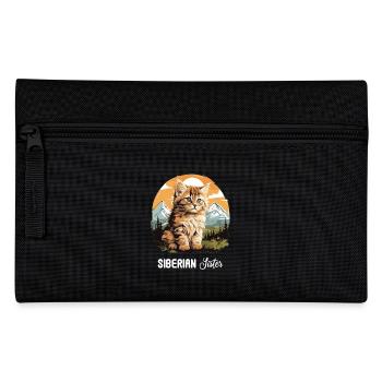 Siberian Cat Sibirische Katze - Federtasche - Schwarz - Vorne