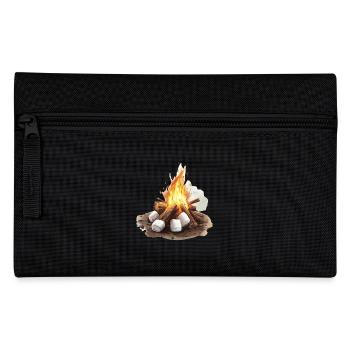 Cozy campfire with marshmallows - Pencil Case - black - Front