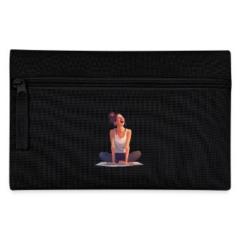 Yoga Blissful Joy and Relaxation - Pencil Case - black - Front