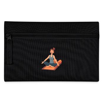 Yoga Blissful Joy and Relaxation - Pencil Case - black - Front