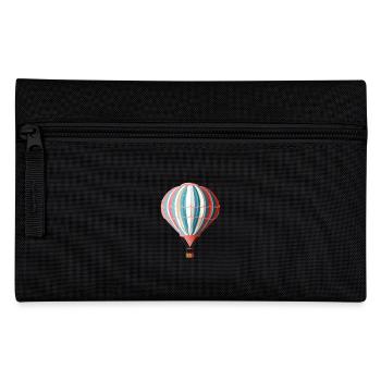 Colorful Hot Air Balloon Adventure Graphic - Pencil Case - black - Front