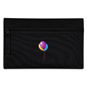 Ballons colorés célébration fantaisie Motif - Trousse - noir - Devant