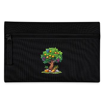 Colorful fruit tree with ripe fruits - Pencil Case - black - Front