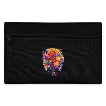 Colorful World Tree Blast - Pencil Case - black - Front