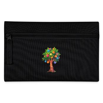 Arbre de printemps coloré avec des boules colorées - Trousse - noir - Devant