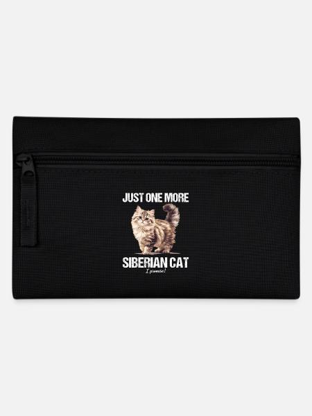 Chat Sibérien Sibirische Katze - Trousse - noir