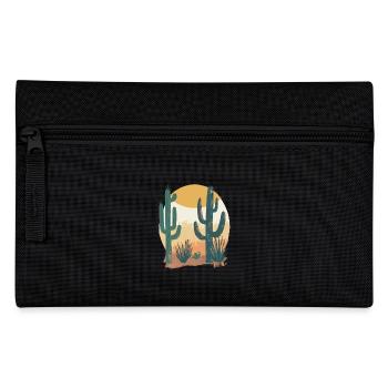 Desert landscape at sunset - Pencil Case - black - Front