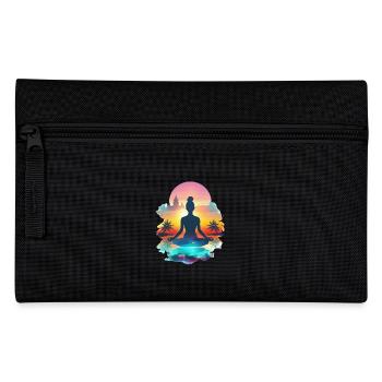 Méditation au paradis du coucher du soleil - Trousse - noir - Devant