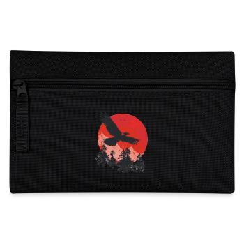 Wild eagle in red sunset - Pencil Case - black - Front