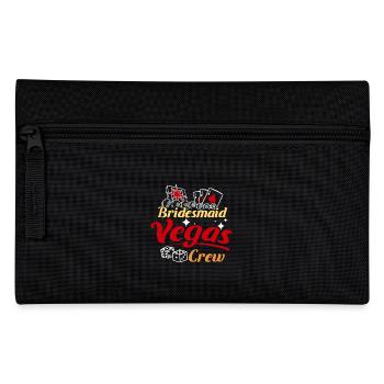 Bridal Shower Team Bride Bridesmaid Vegas Crew - Pencil Case - black - Front