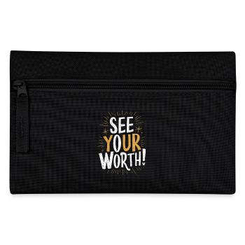 Discover your intrinsic value - Pencil Case - black - Front