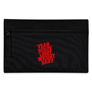 YEAH BUDDY LIGHT WEIGHT BABY - Ronnie Coleman - Federtasche - Schwarz - Vorne