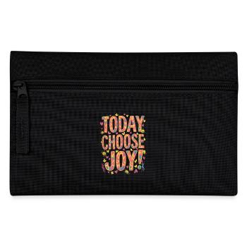 Aujourd’hui, je choisis la joie et le bonheur - Trousse - noir - Devant