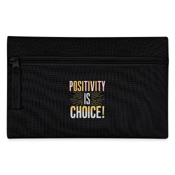 La positivité est un motif de choix - Trousse - noir - Devant