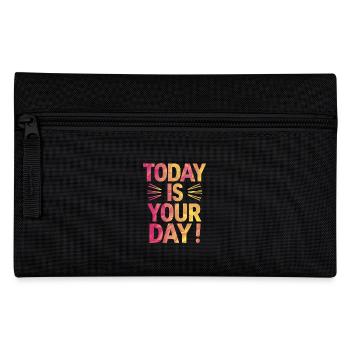 Aujourd’hui, c’est votre jour Attitude positive - Trousse - noir - Devant