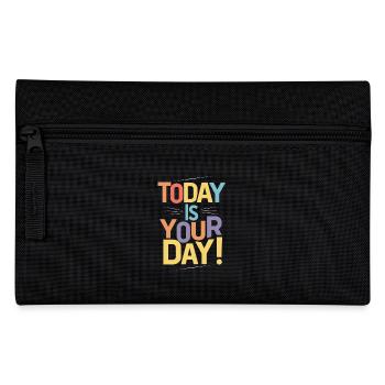 Today is your day - pure motivation - Pencil Case - black - Front