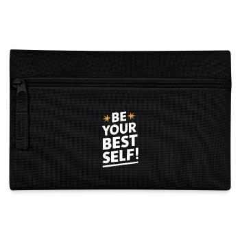 Be your best self – pure motivation - Pencil Case - black - Front