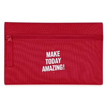 Do Incredibly Positive Thinking Today - Pencil Case - red - Front