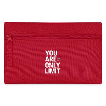 You Are Only Limit Motivational Quote - Pencil Case - red - Front