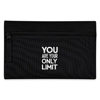 You Are Your Only Limit Motivation - Federtasche - Schwarz - Vorne