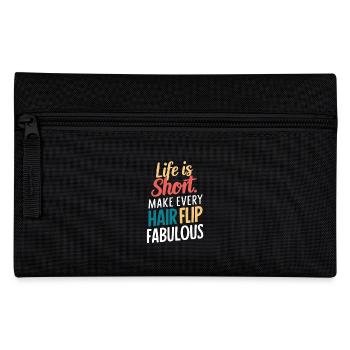 Lebe Kurz und Haarwurf Fabulous - Federtasche - Schwarz - Vorne