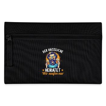 the ugly man marries bachelor party - Pencil Case - black - Front