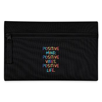 Positive Mind Vibes Vie Coloré - Trousse - noir - Devant