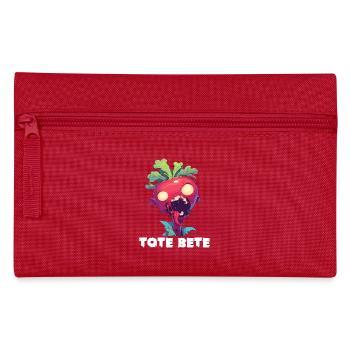 Halloween Rote Bete Tote Beete Tote Bete - Federtasche - Rot - Vorne