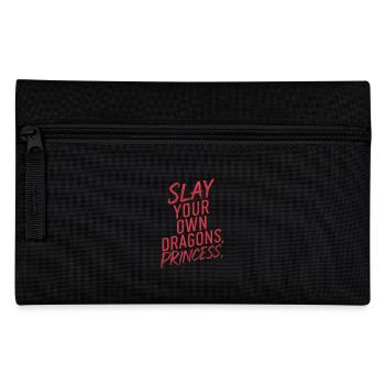 Slay Your Own Dragons Princess Motivation - Pencil Case - black - Front