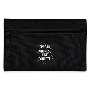 Répandez la gentillesse comme des confettis - Trousse - noir - Devant