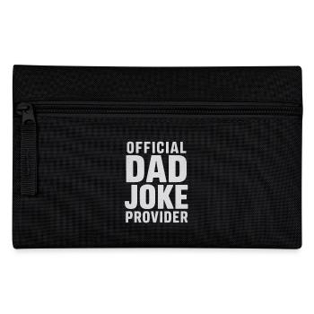 Offizieller Dad Joke Provider - Federtasche - Schwarz - Vorne