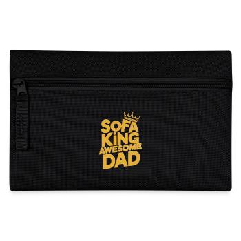 Sofa King Awesome Dad - Pencil Case - black - Front