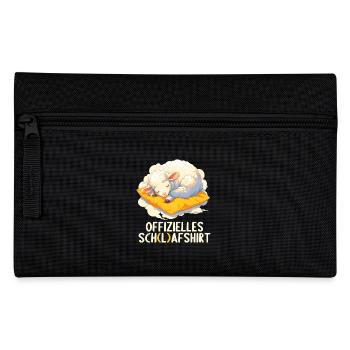Offizielles Schafshirt Offizielles Schlafshirt - Federtasche - Schwarz - Vorne