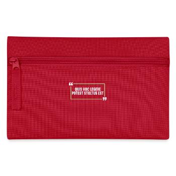 Latin Funny Latin Saying - Pencil Case - red - Front