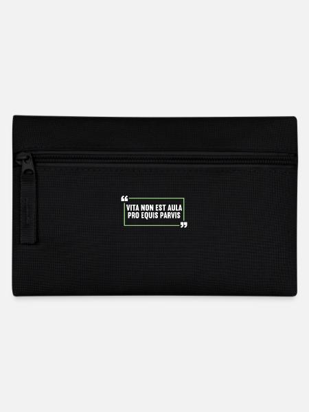 Latin Drôle de dicton latin - Trousse - noir