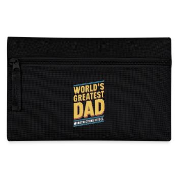 Le meilleur papa du monde Aucune instruction nécessaire - Trousse - noir - Devant