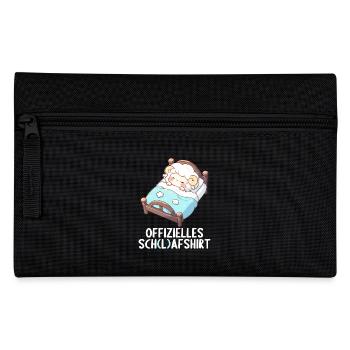 Offizielles Schafshirt Offizielles Schlafshirt - Federtasche - Schwarz - Vorne