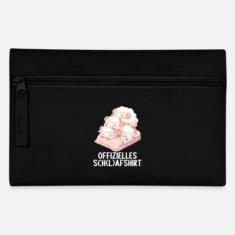 Offizielles Schafshirt Offizielles Schlafshirt - Federtasche - Schwarz