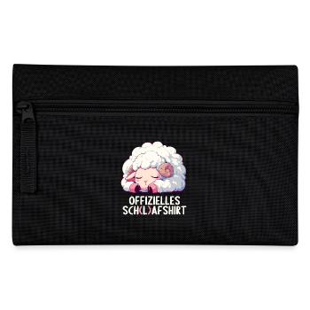 Offizielles Schafshirt Offizielles Schlafshirt - Federtasche - Schwarz - Vorne