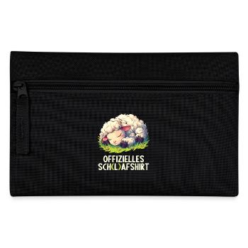 Offizielles Schafshirt Offizielles Schlafshirt - Federtasche - Schwarz - Vorne