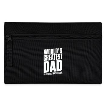 Worlds Greatest Dad Keine Anleitung Nötig - Federtasche - Schwarz - Vorne