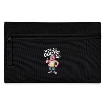 World's Best Okayest Dad - Pencil Case - black - Front
